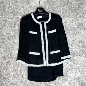 Les Copains 2 Piece Chanel Style Suit- Jacket and Skirt